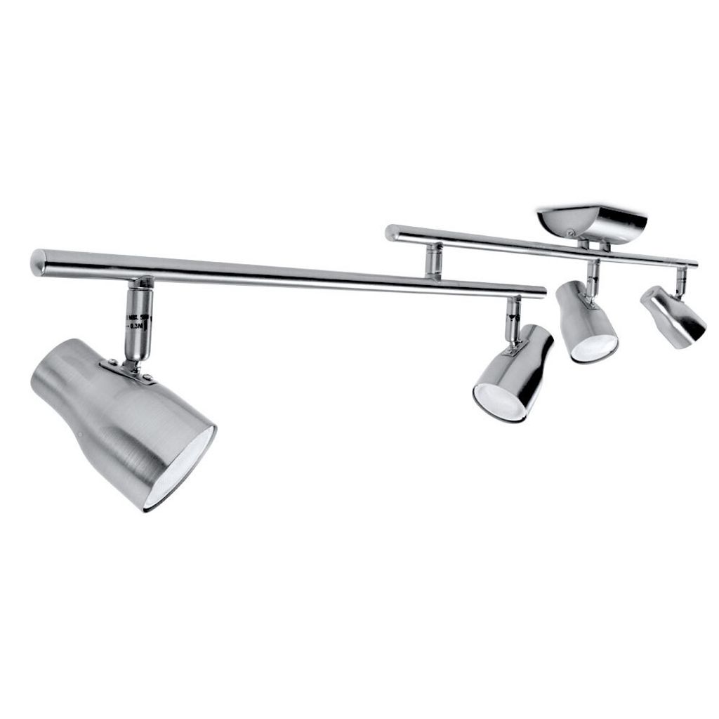 Elegante LED Deckenleuchte mit beweglichen Strahlern Produktbild 