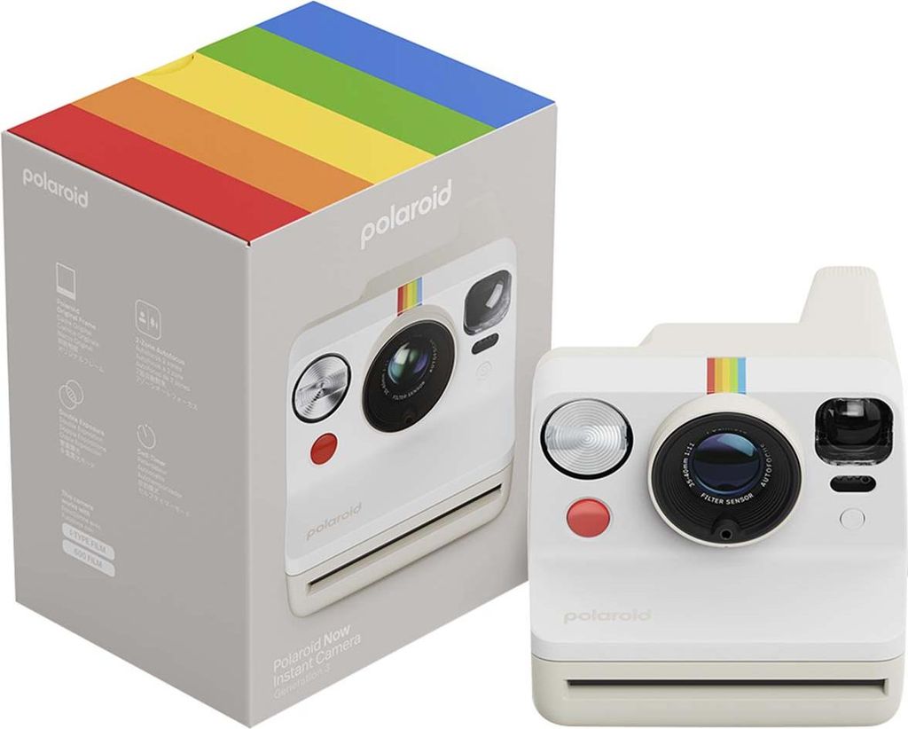 Polaroid Now Gen 3 Fotocamera istantanea USB-C nera Immagine del prodotto 