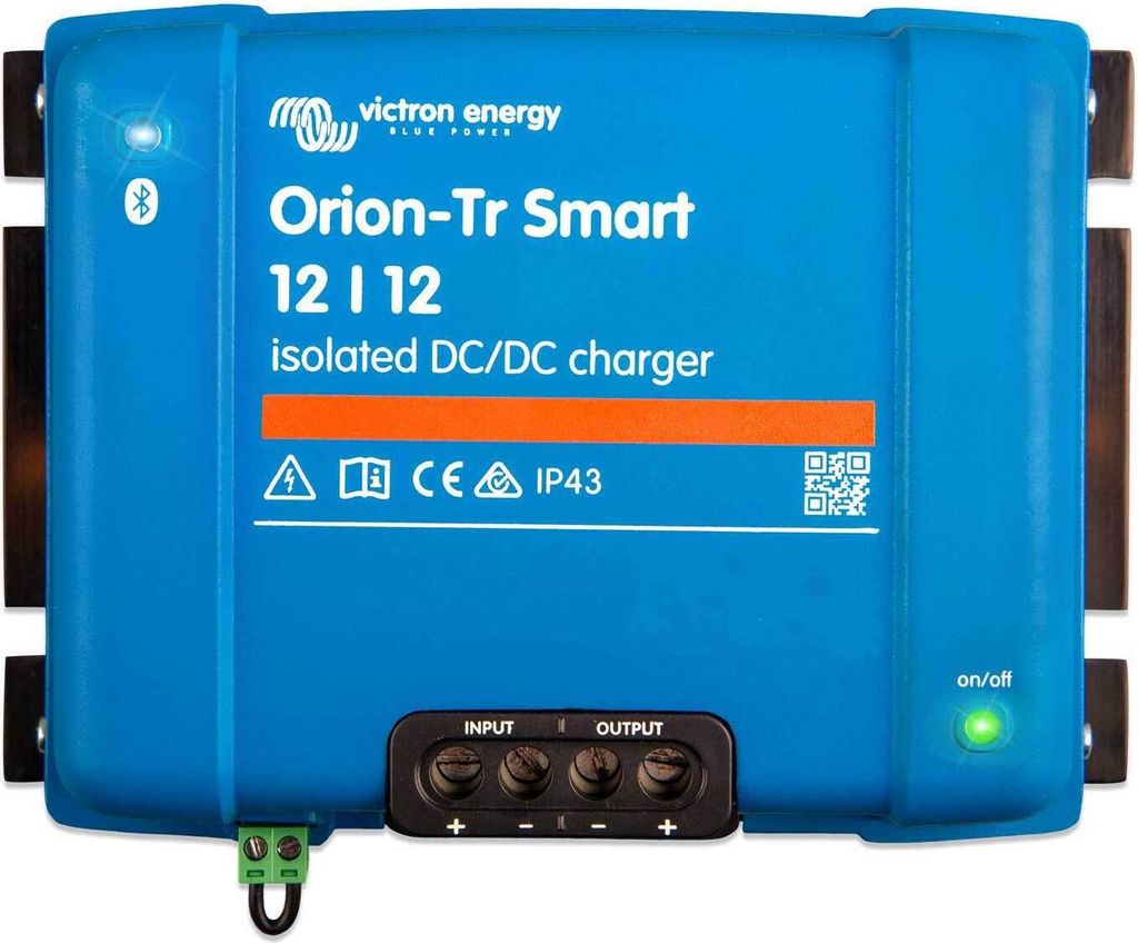 Victron Energy Orion-Tr Smart DC-DC Ladebooster (Bluetooth) - 12/12V, 18 Amp, 220-Watt - Batterie Ladegerät für Doppelbatteriesysteme - Isoliert