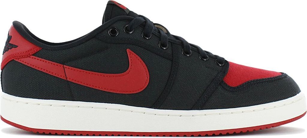 Air Jordan AJKO 1 Low - Bred - Herren Sneakers Schuhe Schwarz-Rot DX4981-006 , Größe: EU 47.5 US 13