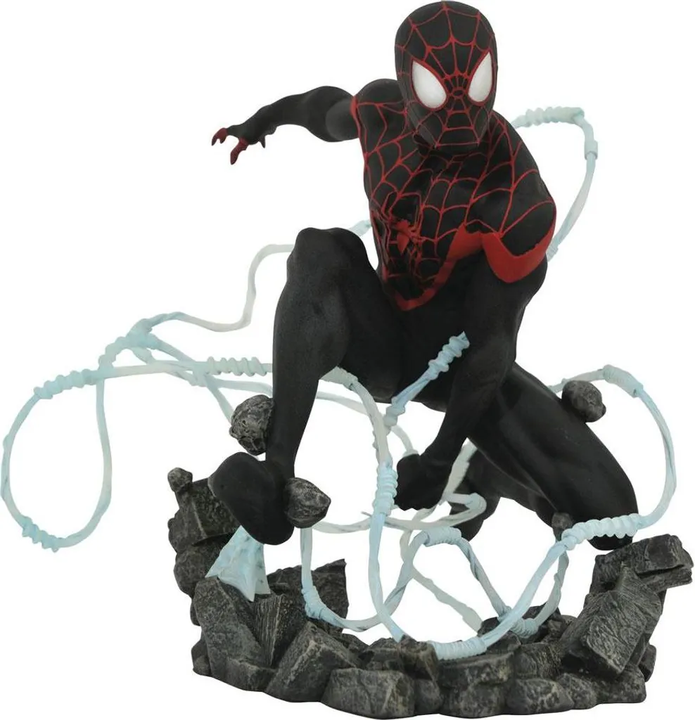 Figurine Miles Morales Marvel pour Collectionneur - Statue Vitrine 23cm