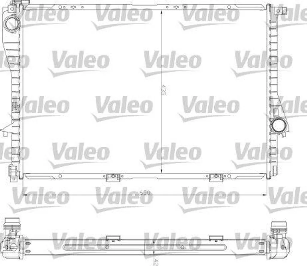 Radiateur Moteur Valeo 734277 Haute Performance BMW OE 17111436060 E39