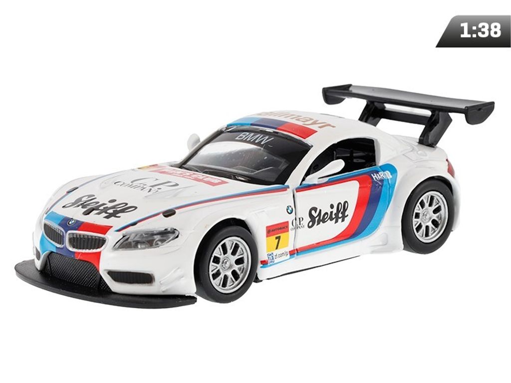 BMW Z4 GT3 Modellauto 1:38 Weiß
