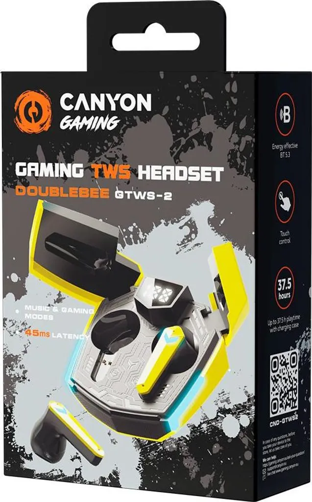 Casque sans fil Gaming Canyon GTWS-2 pour jouer sur PC et Mobile - 5