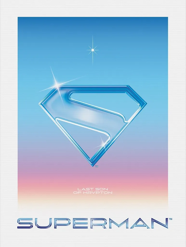 Superman Logo 2025 - Impression sur Toile PM12543 - 80x60 cm - Coloré