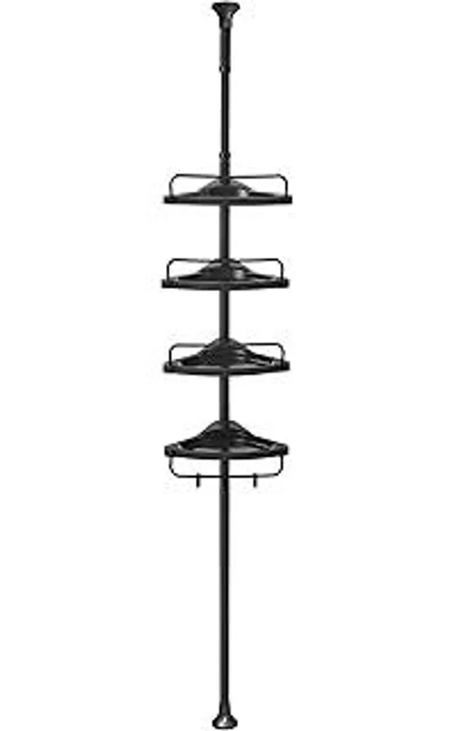 Portaoggetti Doccia Telescopico SONGMICS BCB001A Bianco - No Fori