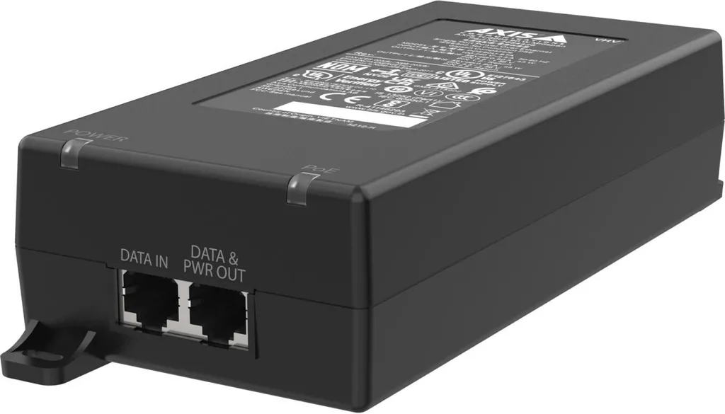 Injecteur de puissance Axis TU8004 pour caméra IP et rail DIN externe