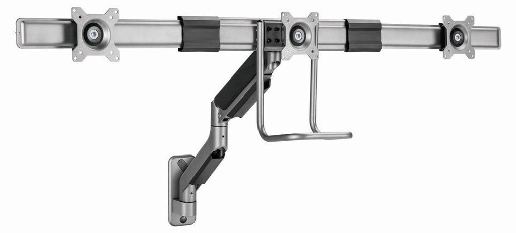 Gembird Wall mounted adjustable monitor arm for 3 monitors, 538 mm, 1011 mm, 90 mm, 7,7 kg, 300 mm, 620 mm