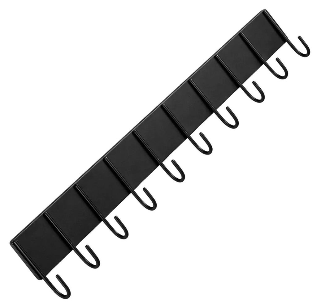 Magnetisches Gewürzregal für den Kühlschrank, Küchenzubehör, schwarz