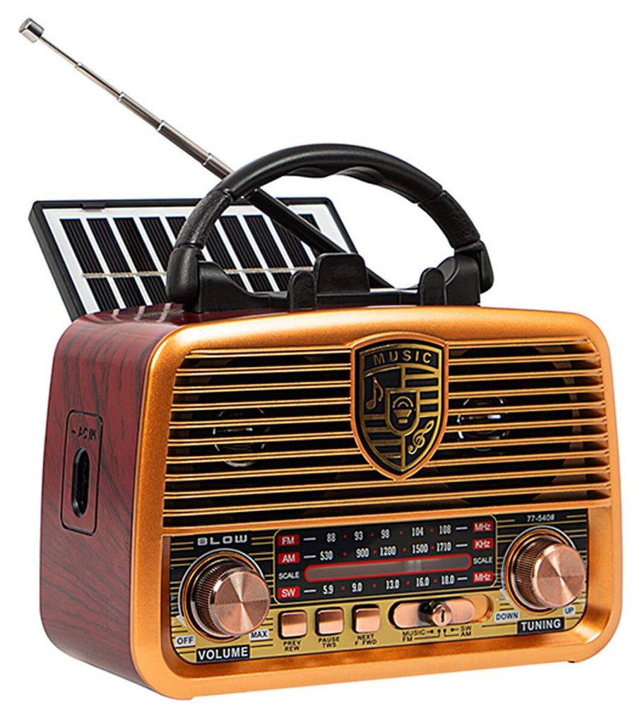 Blow Analog radio RA10 AM/FM solar Zdjęcie produktu 