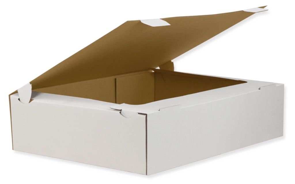 KAPAK Contenitore da trasporto per torte, bianco, 40x30x9 Immagine del prodotto 