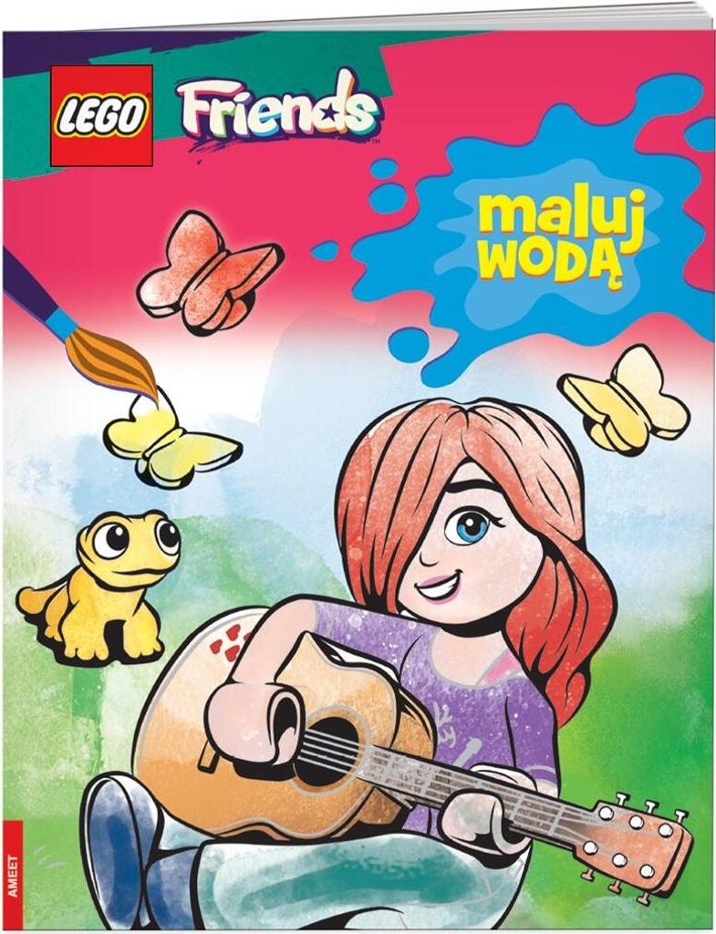 Lego Friends Malowanka wodna książka z pędzelkiem 16 stron