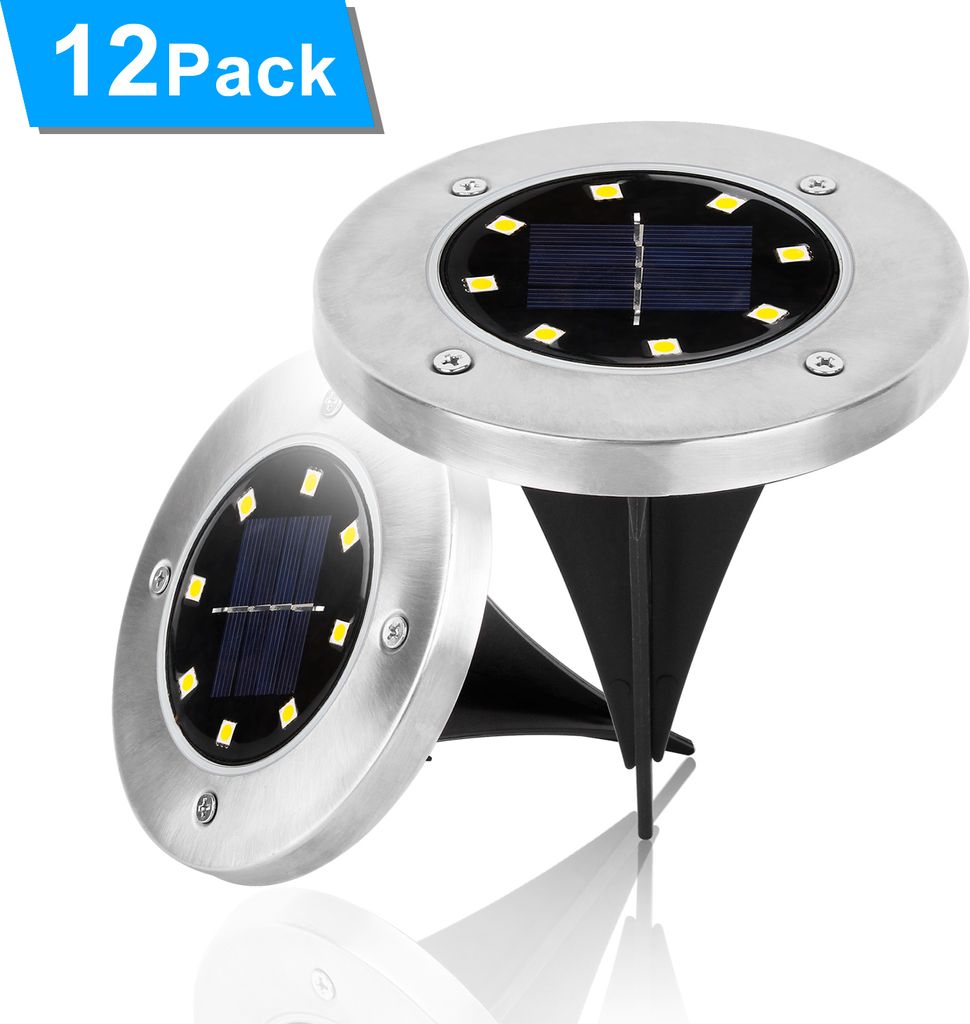 Speed 12 x LED Solarlampe Bodeneinbaustrahler Solar Produktbild 20