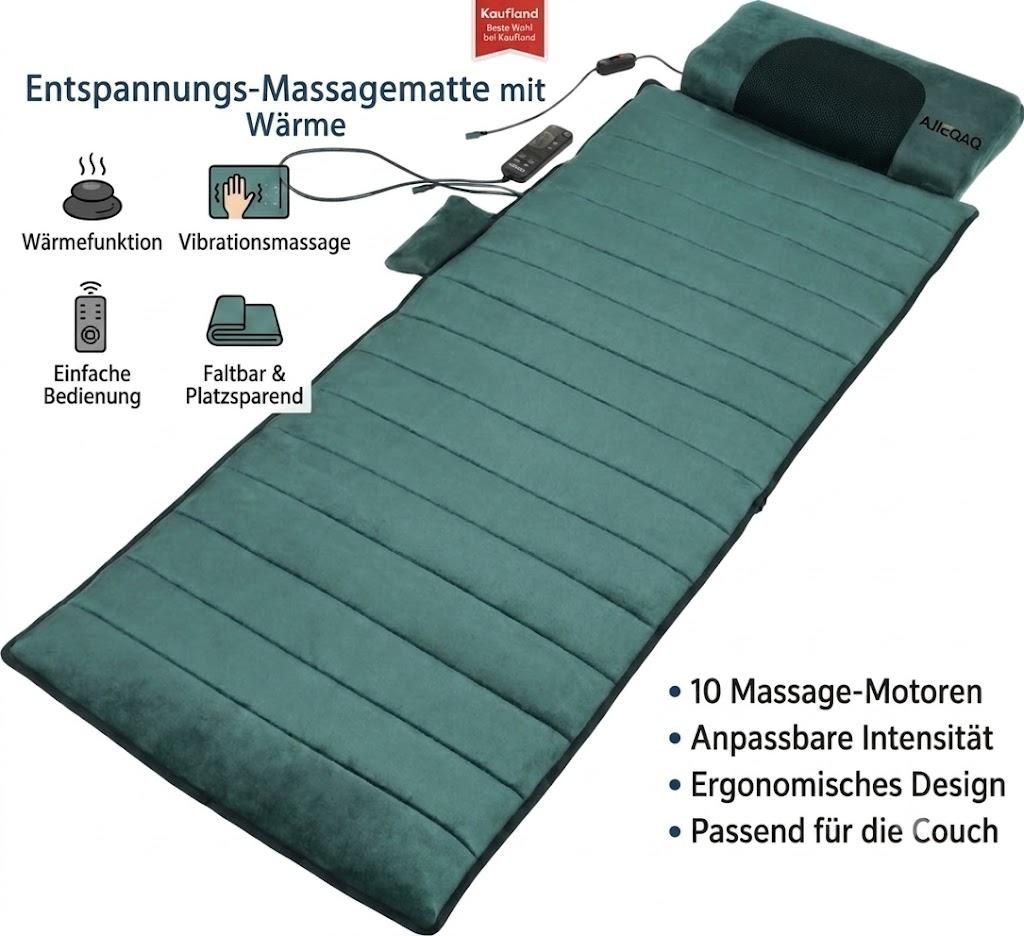 AjieQaQ Massageauflage Massagematte Ganzkörpermassage 65 x Produktbild 