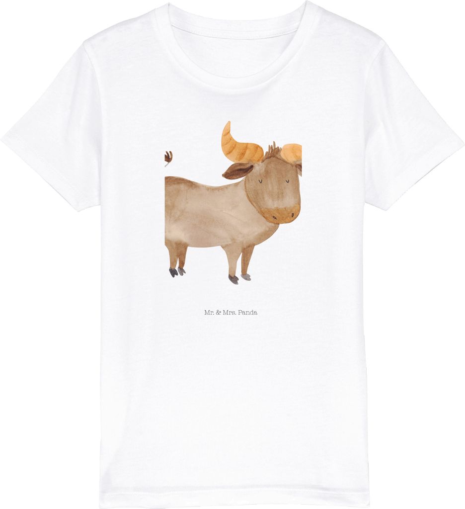 Mr. & Mrs. Panda Kleinkinder T-Shirt Sternzeichen Stier Produktbild 