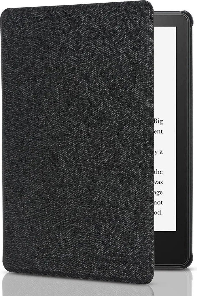 Housse de Protection Kindle Paperwhite 6.8 2021 Noir Signature Edition
