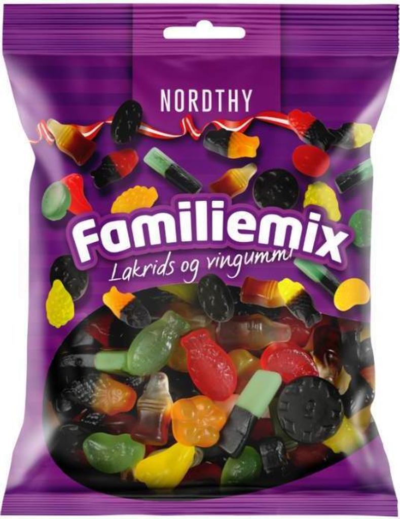Nordthy Familiemix Lakritz & Winegum 800g Produktbild 