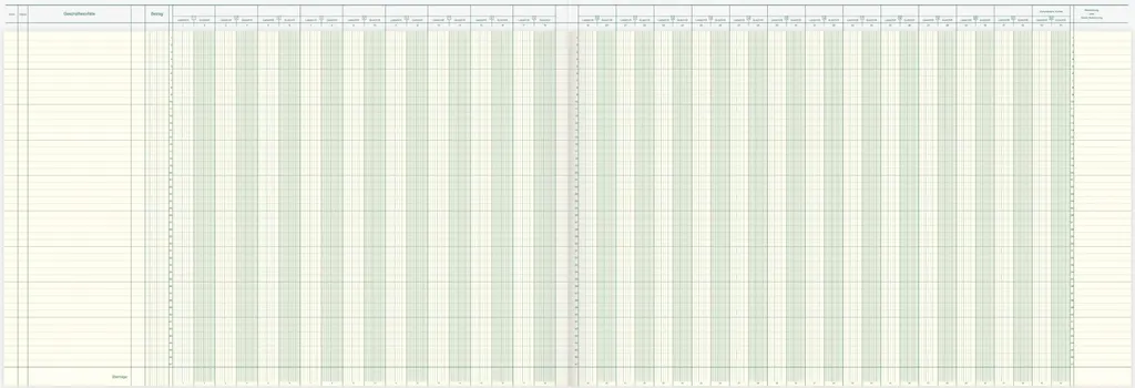 KÖNIG & EBHARDT Journal américain 48 feuilles 22 comptes pour comptabilité