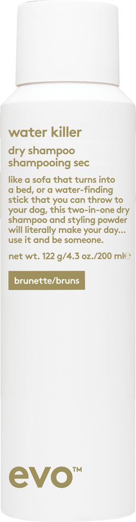 Evo Style Water Killer Dry Shampoo Brunette 200ml - braunes Trockenshampoo