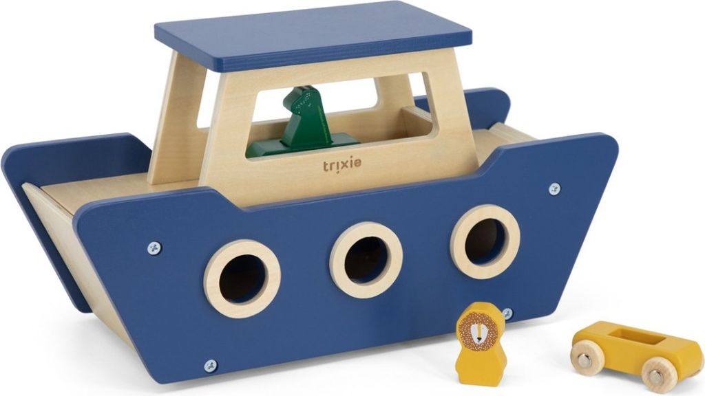Trixie Houten Autoset - De Kikkerkoning Trixie Houten Autoset - De Kikkerkoning
