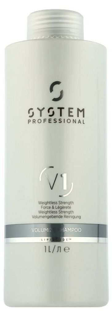 Wella System P. - Lipid Code - Volumize Shampoo V1 1000ml Produktbild 