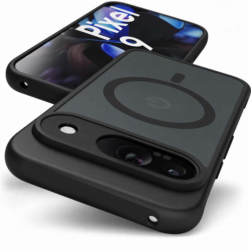 Google Pixel 9 Hülle - MagSafe Case magnetisch Matt Schwarz Produktbild 