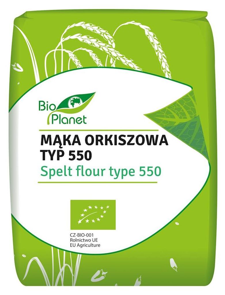 MĄKA ORKISZOWA JASNA TYP 550 BIO 1 kg - BIO PLANET