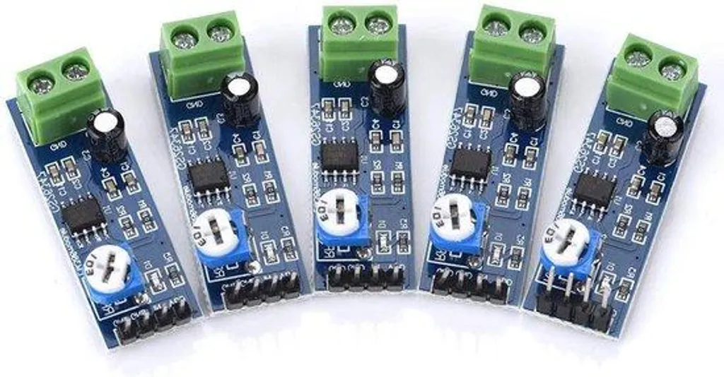 Kit ampli audio LM386 5V 12V pour corriger le son trop faible - x5