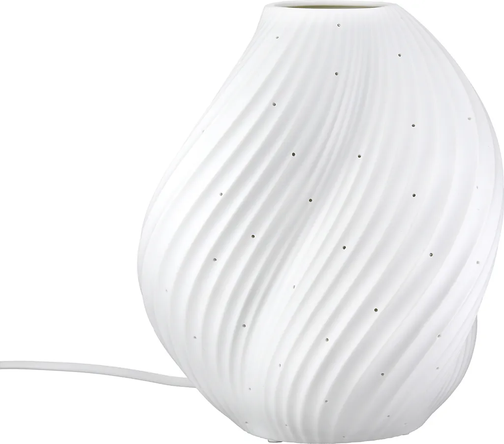 Lampe Gilde Swing porcelaine pour éclairage doux sans éblouissement