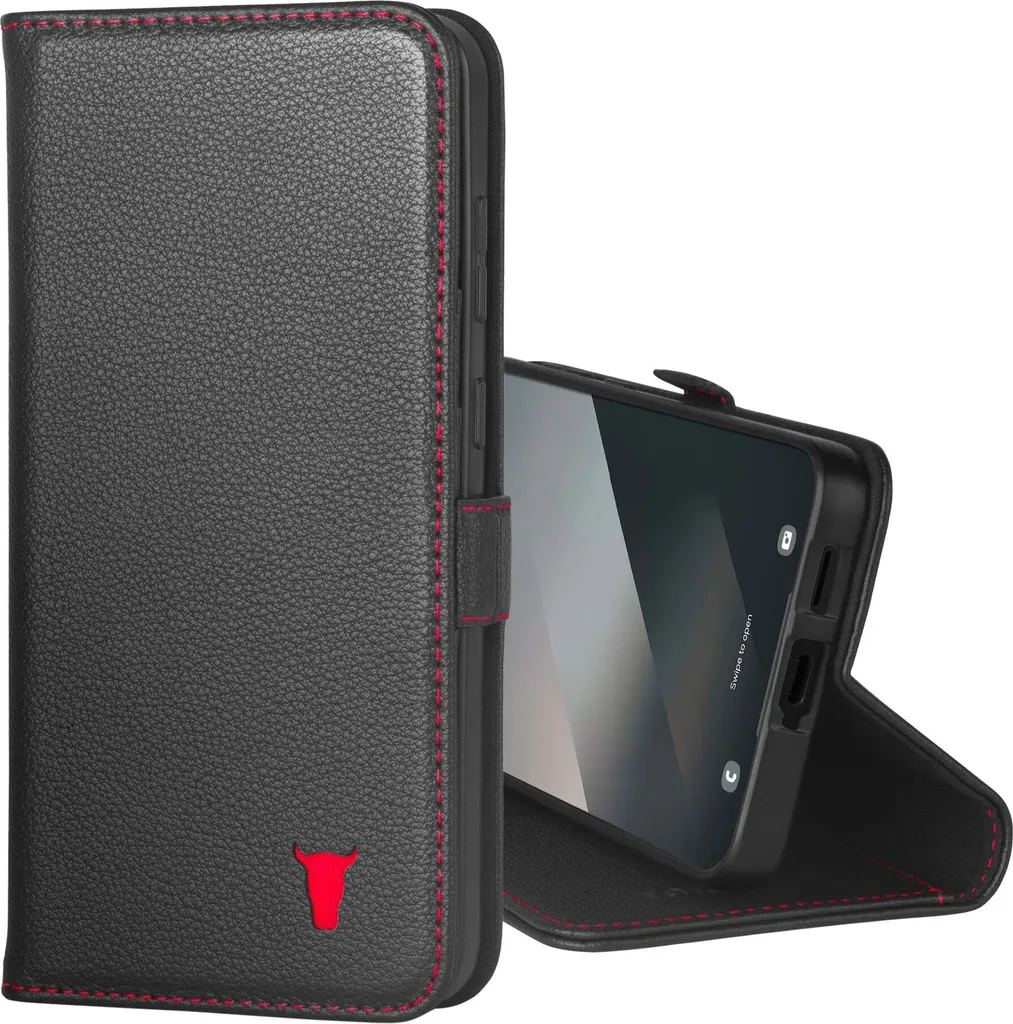 Custodia Portafoglio Galaxy S25 Plus Con Blocco RFID: Pelle PU, 6 Slot Carte E Chiusura Magnetica - Marrone