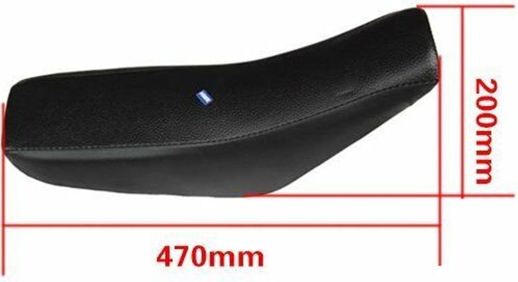 Sitzbank Sitz Typ3 Schwarz Dirt Bike Pit Bike Pocket Bike Produktbild 