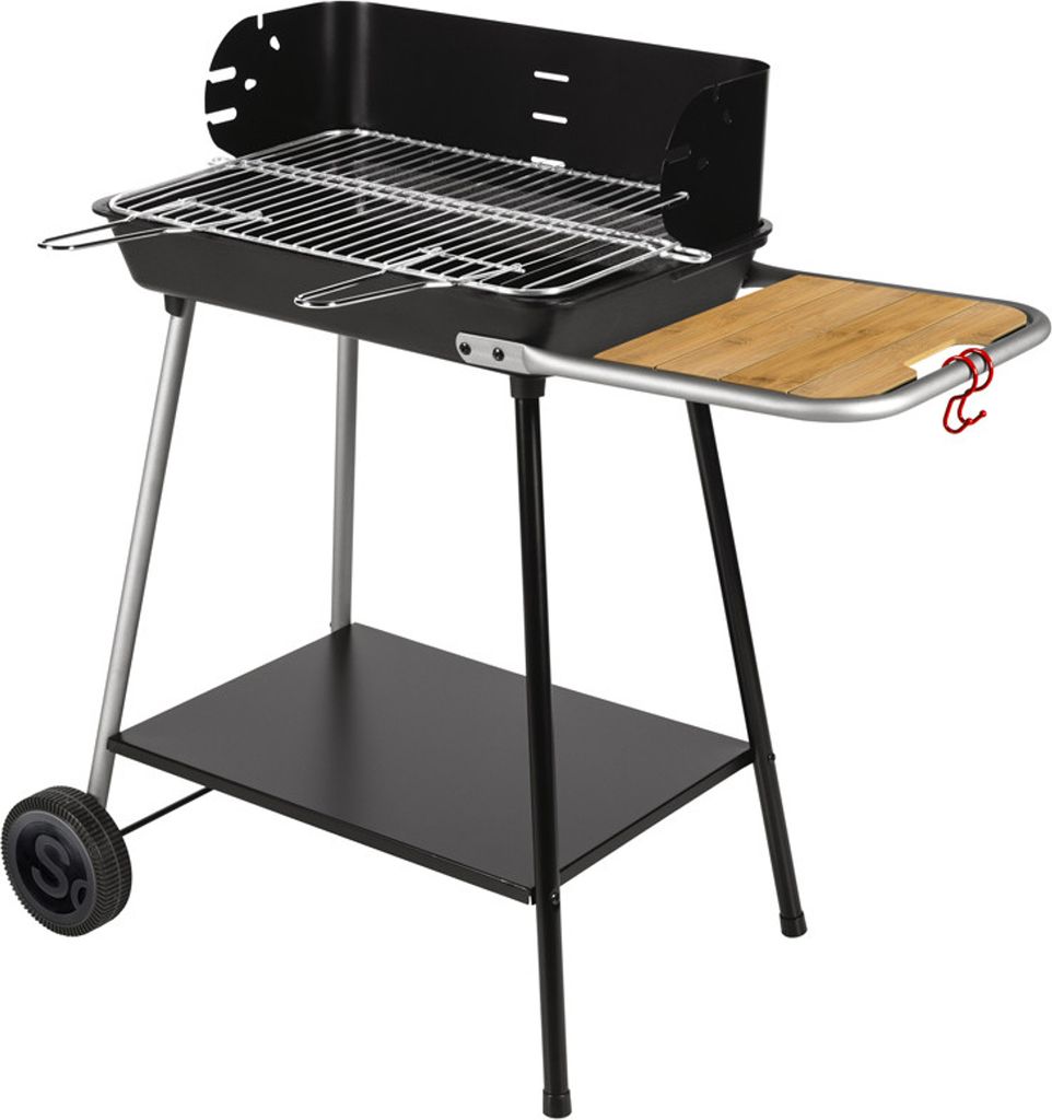 Barbecue à charbon 54,5x38,5cm avec chariot - Somagic - Image du produit 