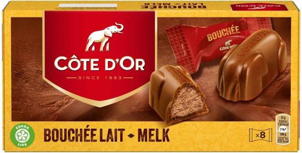 Côte D'Or Bouchée Lait 8er Produktbild 