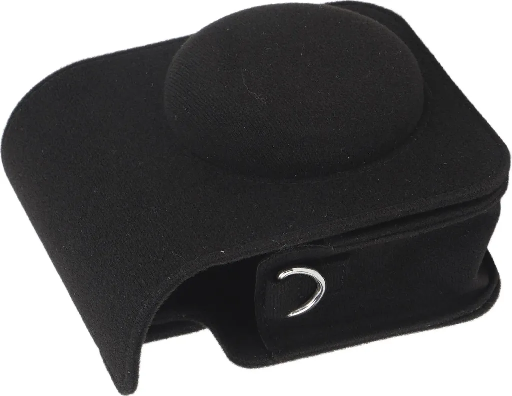 Custodia Instax 12 Feltro Nera | Accessorio Fashion con Tracolla