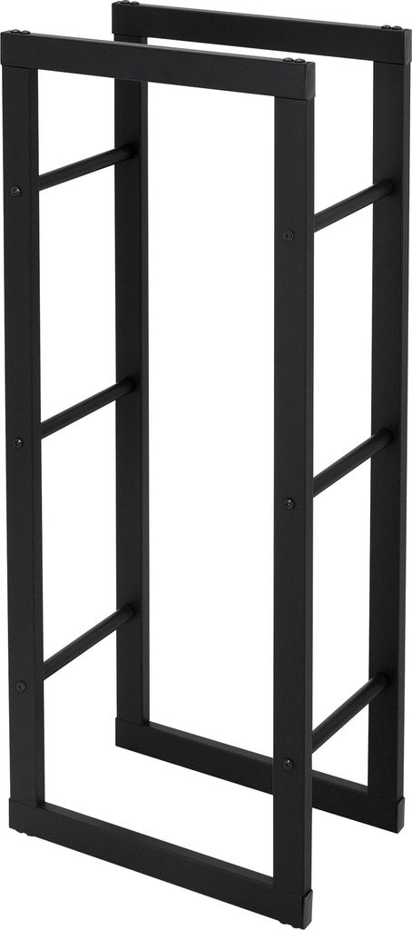 ML-Design Kaminholzregal aus Metall, 40x100 cm, Schwarz, Produktbild 