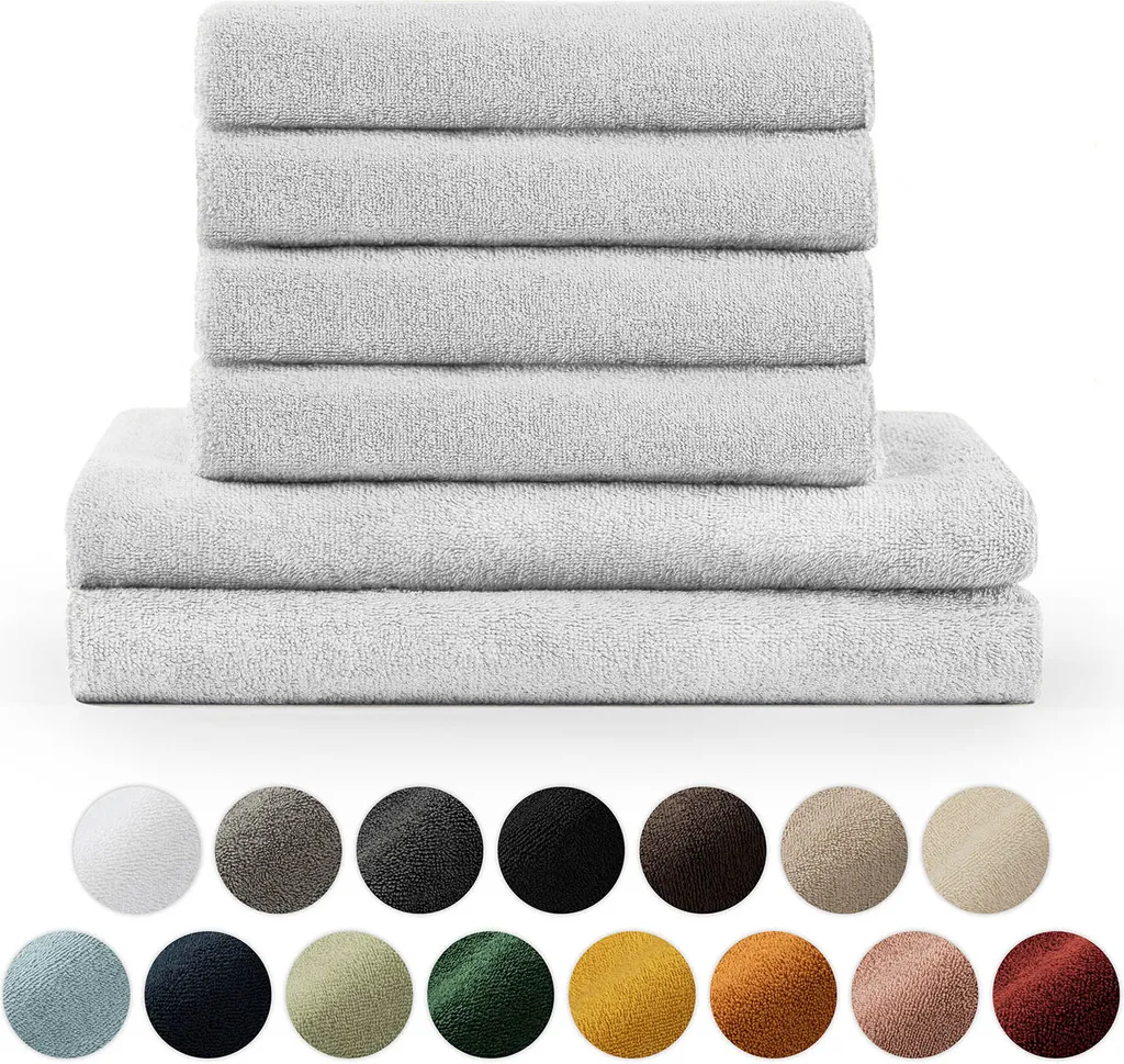 Set Asciugamani Blumtal 4 Pezzi Bianco: Cotone Resistente e Lavabile