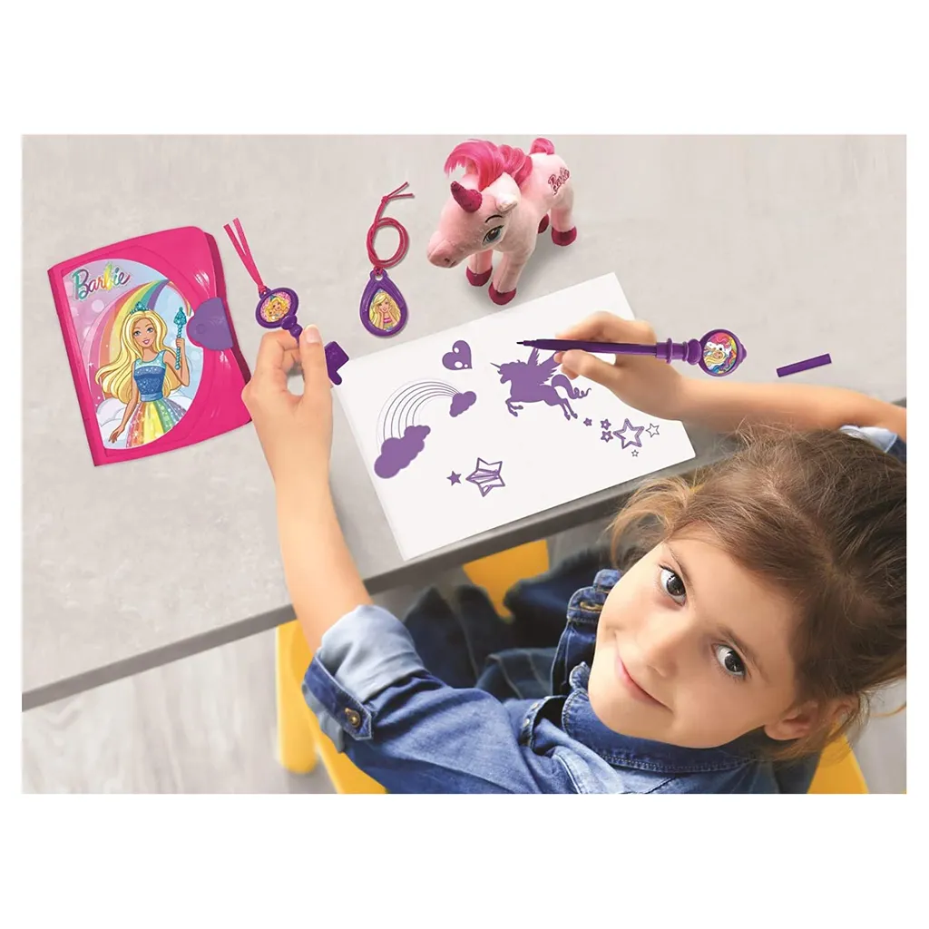 Journal Intime Électronique Barbie Lexibook pour Filles avec Code Rose - 6