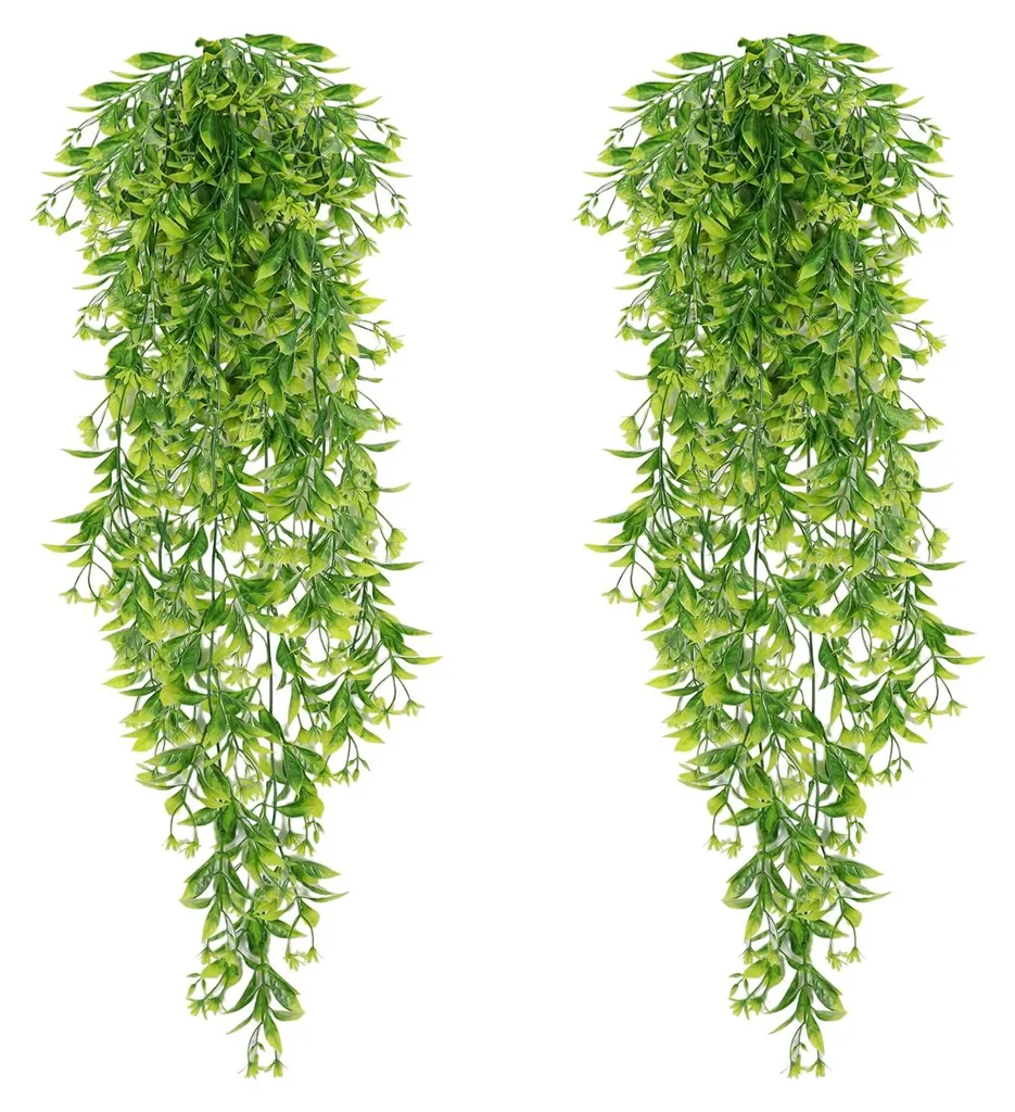 Plante artificielle suspendue lierre 78 cm : verdure sans entretien