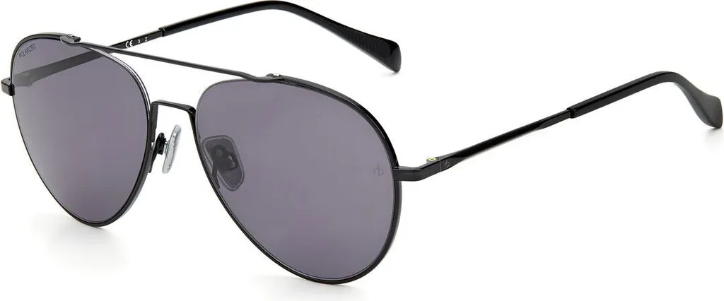 Lunettes Rag & Bone RNB1036 noires avec verres de protection 58 mm