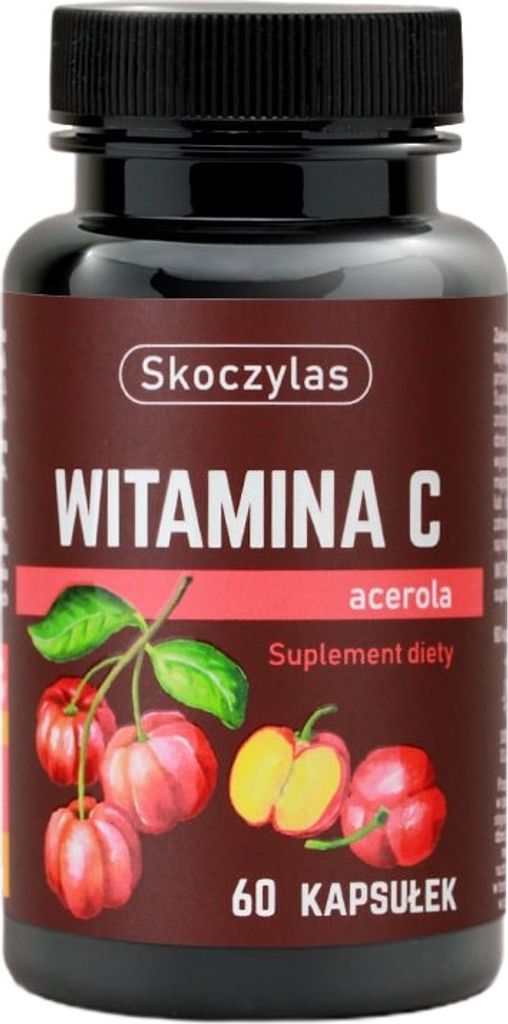 Skoczylas Witamina C z acerolą, 60 kapsułek Produktbild 