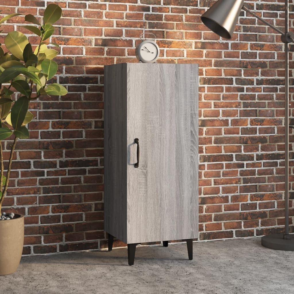 Maison Exclusive - Sideboard Grau Sonoma 34,5x34x90 cm Holzwerkstoff