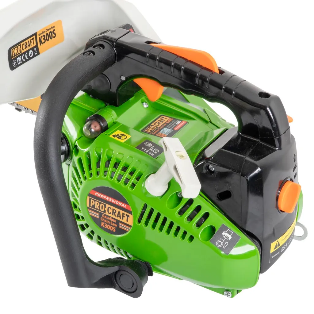 Procraft K300S tronçonneuse à essence 0,9 kW avec guide de 30 cm - 6