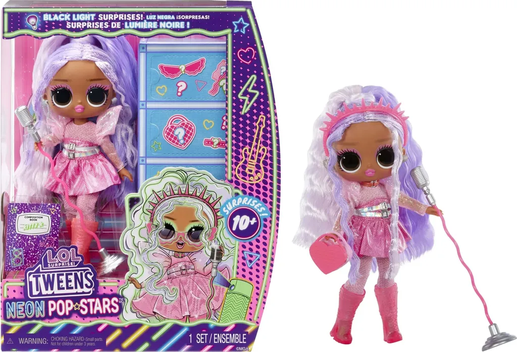 Cadeau Poupée LOL Surprise Tweens Kitty K pour Enfant Fan de Danse et Chant