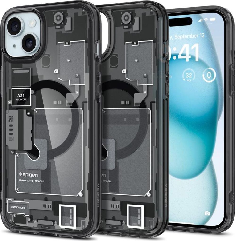 Spigen ACS06664, Cover, Apple, iPhone 15 Plus, 17 cm Produktbild 