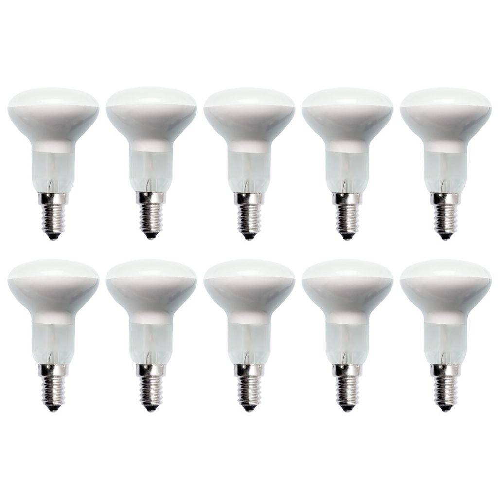 10 x Glühbirne Reflektorlampe R50 40W E14 matt warmweiß Produktbild 