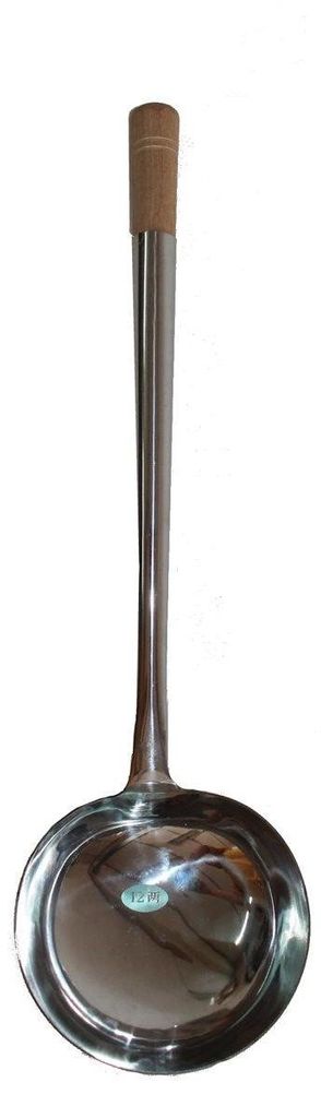 014 Schöpfkelle Edelstahl Größe L - 49 cm lang, mit Produktbild 