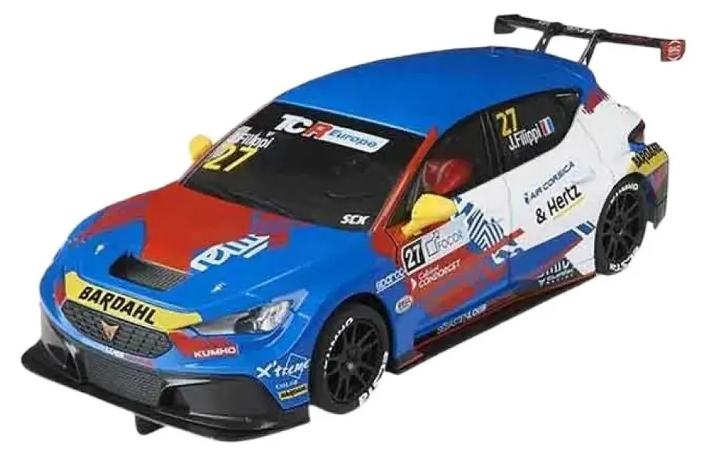 Voiture de circuit Scalextric Cupra Leon Jfilippi Slot Car