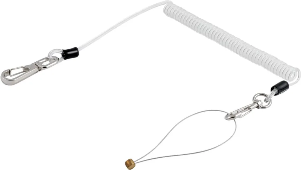 Cordon Spiralé Bahco 1 mm Robuste avec Anneaux en Métal Haute Qualité