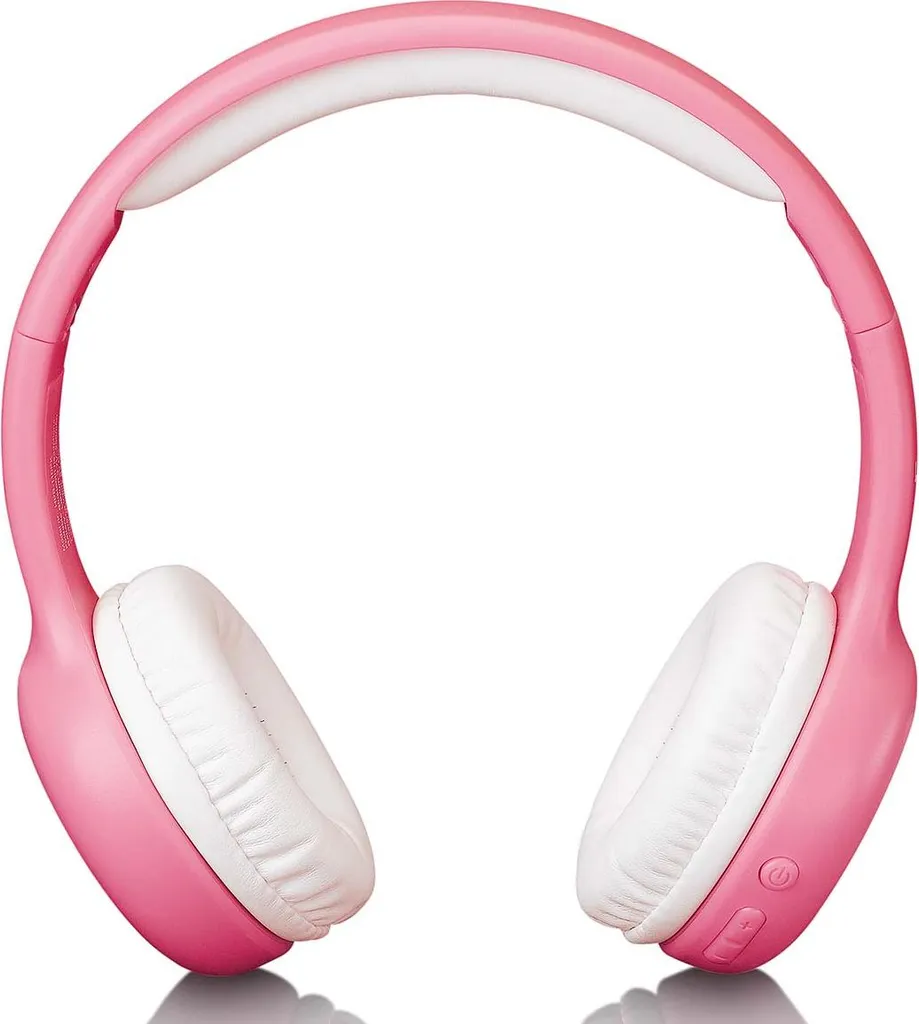Lenco HPB-110PK Casque Bluetooth pliable pour enfants sans fil Rose