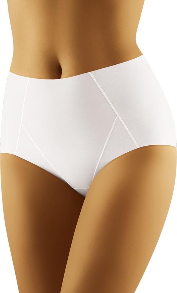 Wolbar Damen Figurformender Miederslip WB37, weiß, S